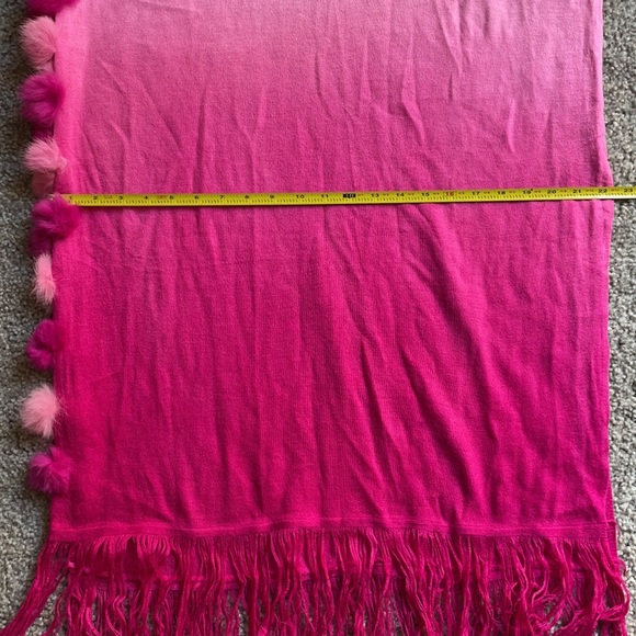 ✨Pink Pompom Scarf✨ - Picture 7 of 11